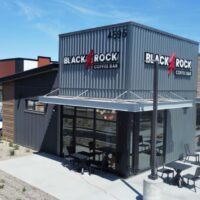 Black Rock Coffee Lobby Model by Russo Modular
